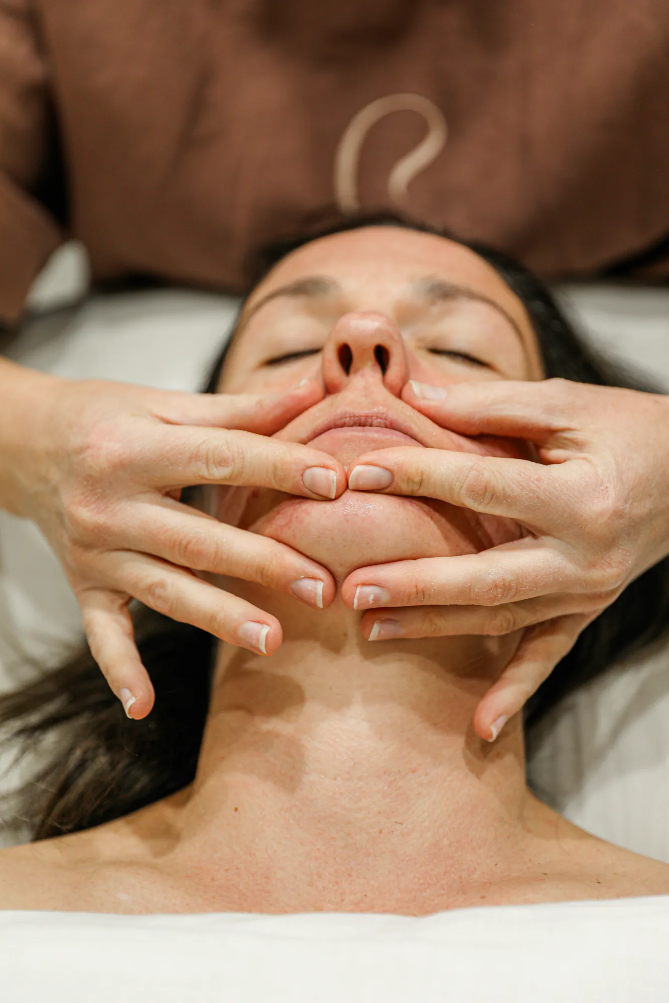 Sculpting facial massage being performed at Classic Skin in Echuca